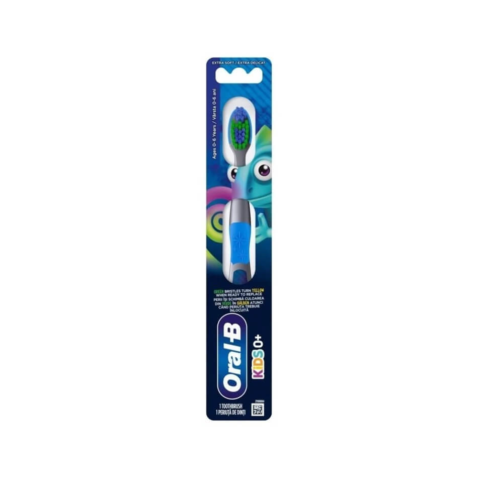 Oral-B Kids Extra Soft Четка за зъби хамелеон 0М+