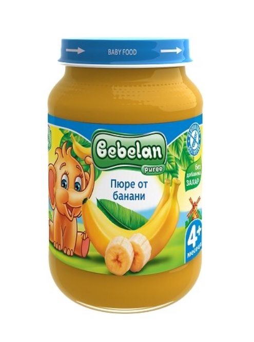 Ovko Bebelan Пюре от банани 4М+ 190 гр