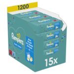 Pampers Fresh Clean Baby Scent Бебешки мокри кърпички 15 x 80 бр - Image 2