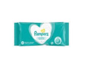 Pampers Sensitive Fragrance Free Бебешки мокри кърпички 52 бр