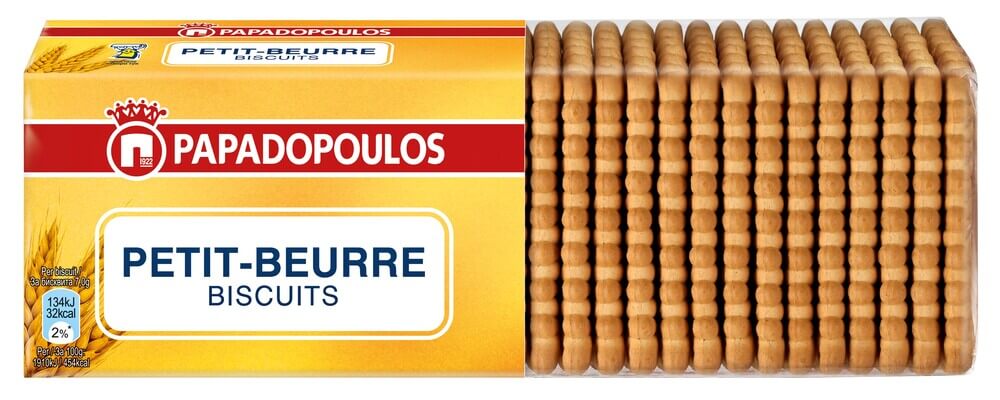 Papadopoulos Petit Beurre Маслени бисквити 225 г
