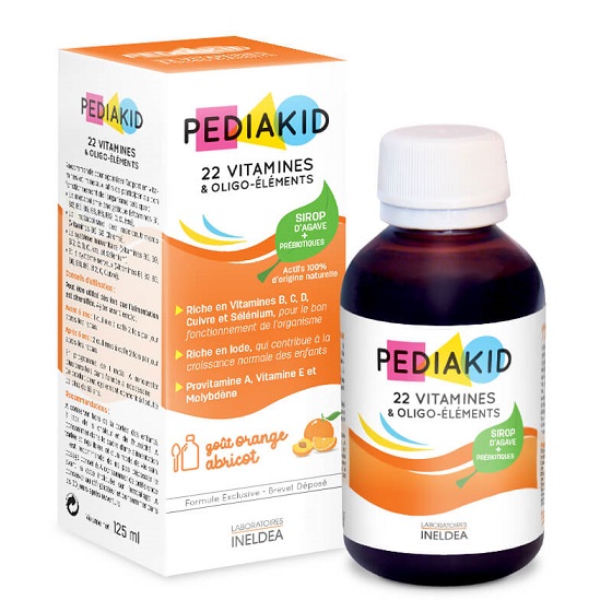 Pediakid 22 Vitamines et Oligo-elements Сироп за деца 125 мл