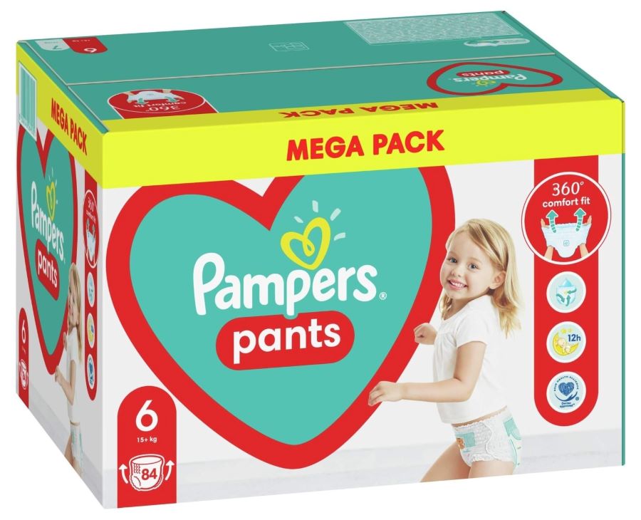 Пелени - гащички Pampers MB S6 XL 15 кг+ х 84 бр