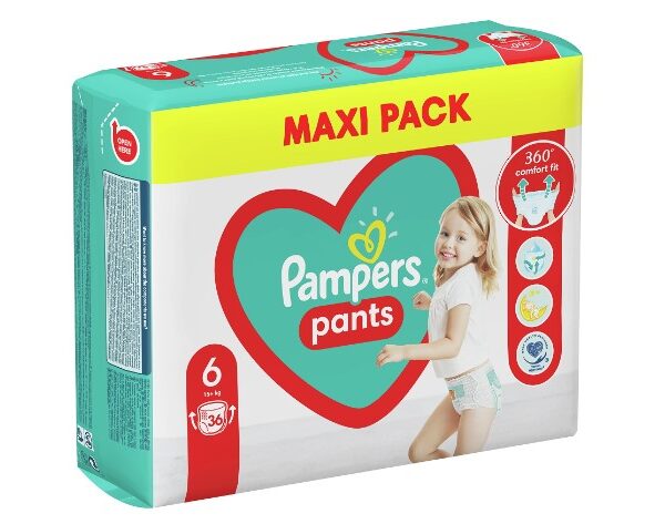 Пелени - гащички Pampers Pants Размер 6 XL 36 бр Procter & Gamble