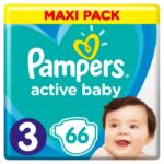 Пелени Pampers Active Baby Размер 3 Midi 66 бр