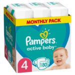 Пелени Pampers Active Baby Размер 4 S Maxi 180 бр Procter & Gamble - Image 2