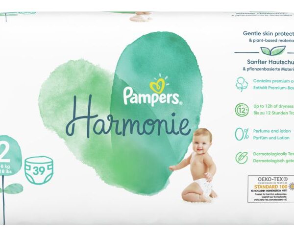 Пелени Pampers Harmonie Размер 2 Mini 39 бр