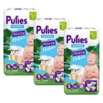 Пелени Pufies MP Sensitive 5 Junior 11-16 кг 46 бр х 3 пакета Комплект
