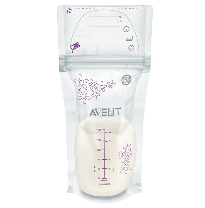Philips Avent Торбички за съхранение на кърма 180 мл x25 бр