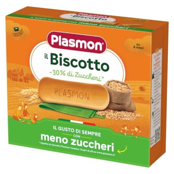 Plasmon Бишкоти за деца с -30% захар 6М+ 320 гр