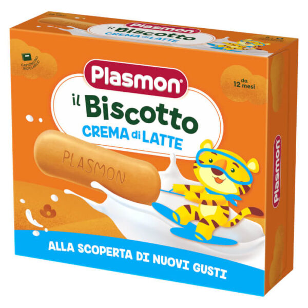 Plasmon Бишкоти за деца със сметана 12М+ 320 гр