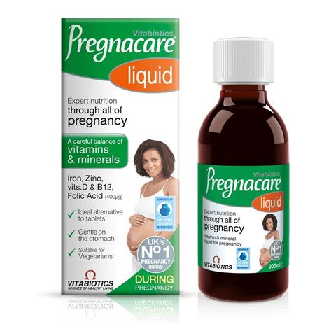 Pregnacare Liquid Сироп за бременни и кърмещи жени x 200 мл Vitabiotics
