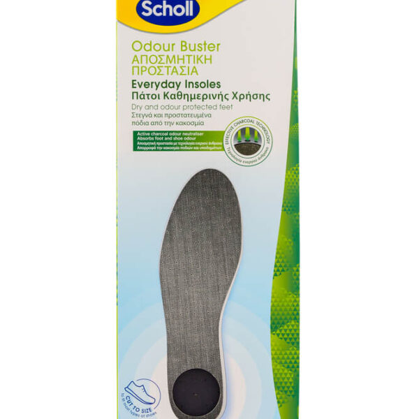 Scholl Odour Buster Ежедневни стелки против изпотяване и миризма — 1 чифт