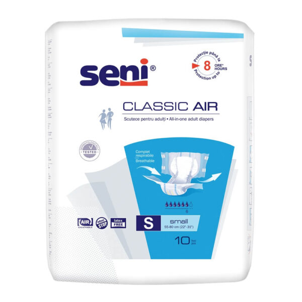 Seni Classic Air Пелени за възрастни S 6 капки х 10 бр