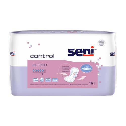 Seni Control Super урологични подложки за жени х 15 броя