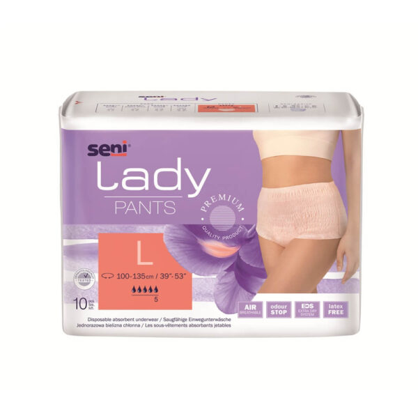 Seni Lady Абсорбиращо бельо L 5 капки х 10 бр