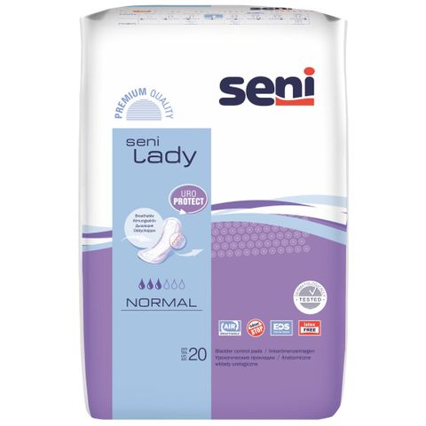 Seni Lady Comfort Normal урологични подложки за жени 3 капки х 20 бр