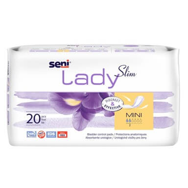 Seni Lady Slim Mini урологични мини подложки х 20 броя