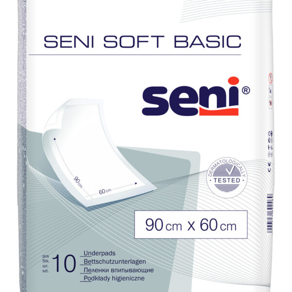 Seni Soft Basic Абсорбиращи хигиенични чаршафи 90х60 см х 10 бр