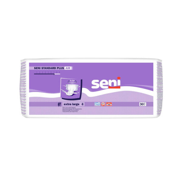 Seni Standart Air Plus Пелени за възрастни XL 7 капки х 30 бр