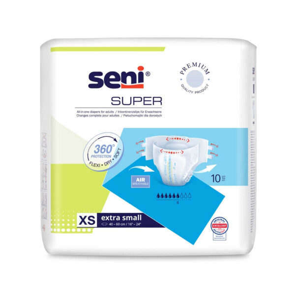 Seni Super Пелени за възрастни XS х 10 бр.
