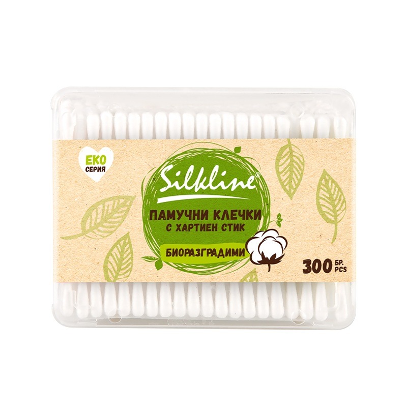 Silkline Клечки за уши Кутия 300 бр