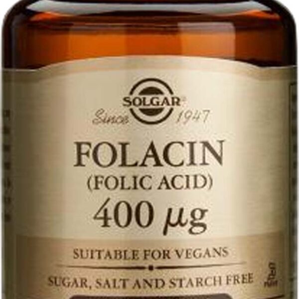 Solgar Folacin Фолиева киселина 400 мг х100 таблетки