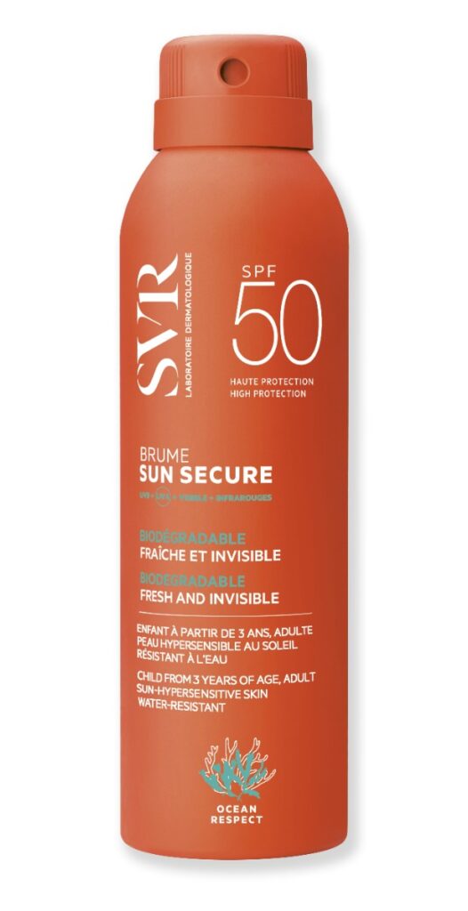 SVR Sun Secure Brume Слънцезащитен прозрачен спрей SPF50+ 200 мл