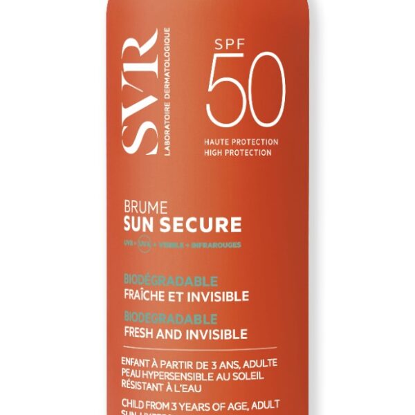 SVR Sun Secure Brume Слънцезащитен прозрачен спрей SPF50+ 200 мл