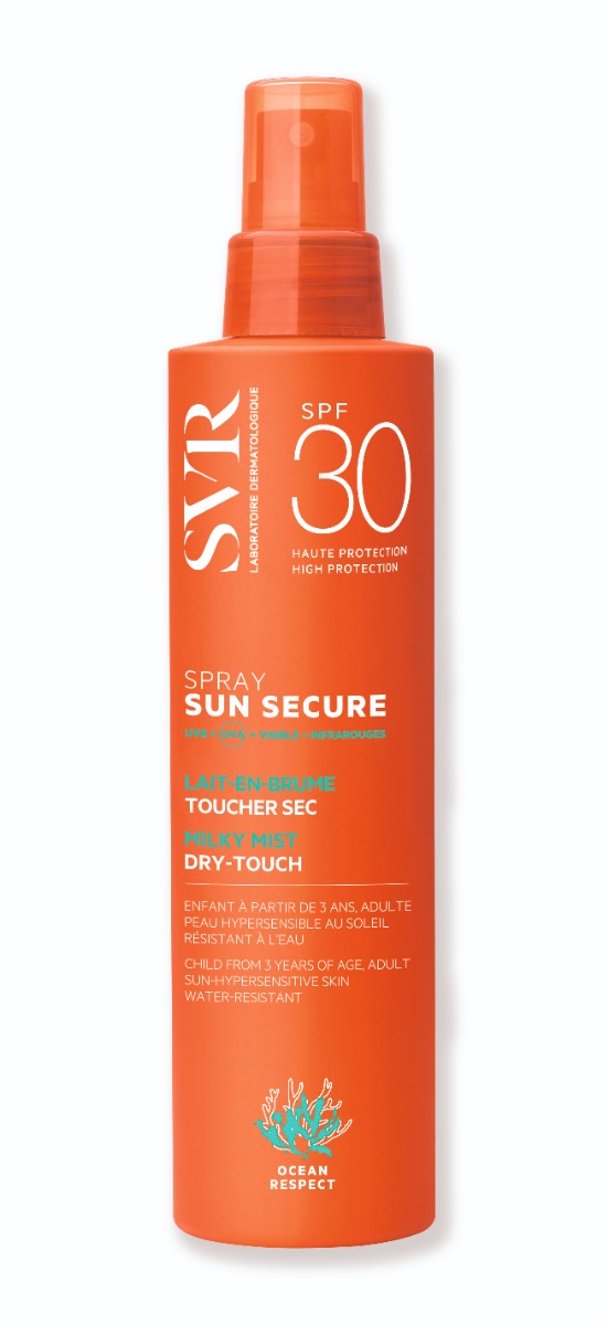 SVR Sun Secure Dry-touch Слънцезащитен спрей SPF30 200 мл