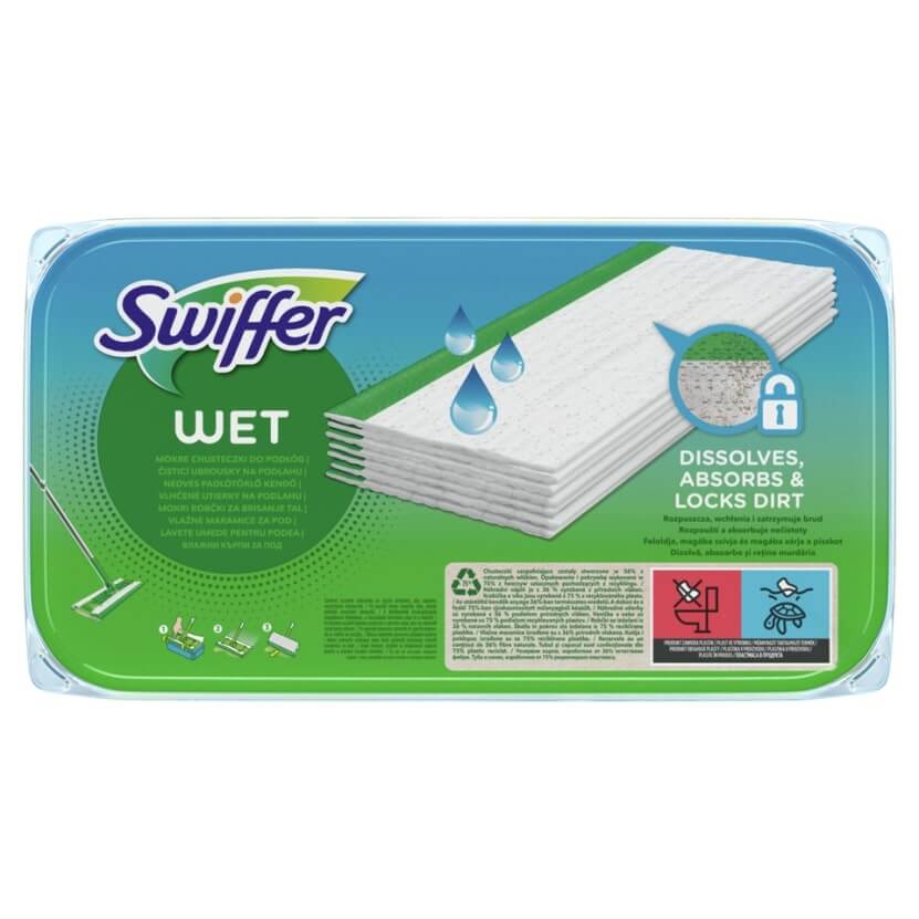 Swiffer Мокри кърпи за почистване на под 10 бр