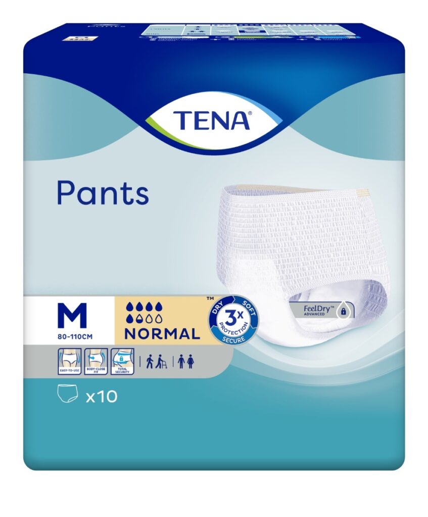 Tena Pants Normal М — еднократно абсорбиращо бельо, 10 броя
