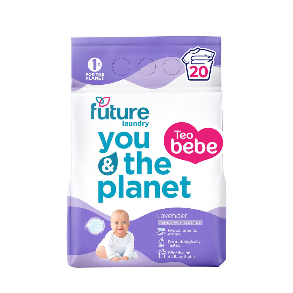 Tео Bebe Future Lavender Прах за пране с екстракт от лавандула 1,5 кг