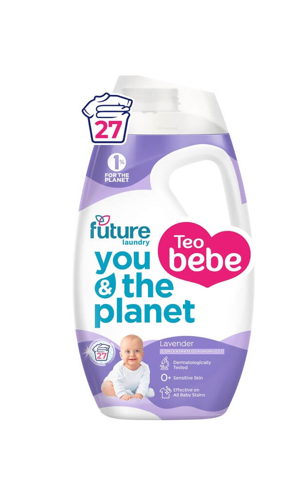 Teo Bebe Future Lavender Течен перилен препарат с лавандула 1,08 л