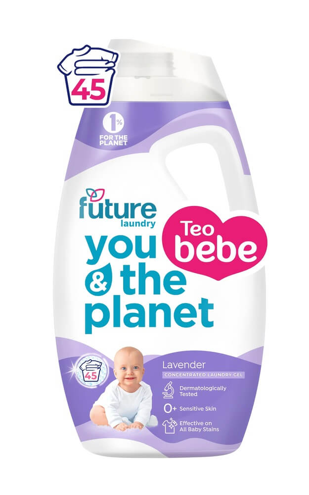 Teo Bebe Future Lavender Течен перилен препарат с лавандула 1,8 л