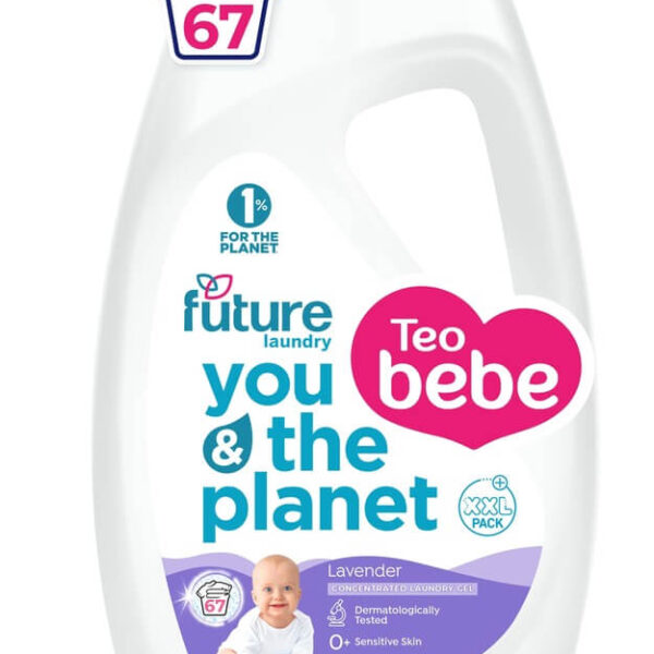 Teo Bebe Future Lavender Течен перилен препарат с лавандула 2,7 л