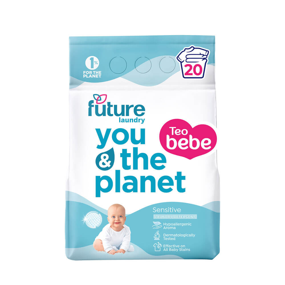 Tео Bebe Future Sensitive Прах за пране с екстракт от бадем 1,5 кг