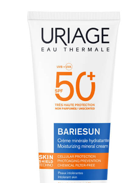 Uriage Bariesun Skin Shield Слънцезащитен минерален крем за лице SPF50+ 100 мл