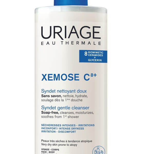 Uriage Xemose C8+ Syndet Нежен почистващ душ-крем 500 мл