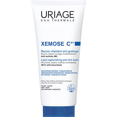 Uriage Xemose C8+ Успокояващ олио балсам за суха и много суха кожа 200 мл