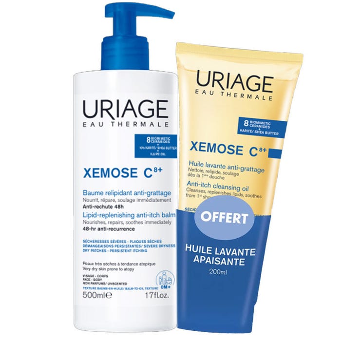 uriage-xemose-lipido-v-zstanovjavascho-olio-balsam-za-suha-i-mnogo-suha-kozha-500-ml-podar-k-uriage-xemose-pochistvascho-uspokojavascho-dush-olio-za-lice-i-tjalo-200-ml-komplekt.jpg Uriage Xemose Липидо-възстановяващо олио-балсам за суха и много суха кожа 500 мл + Подарък: Uriage Xemose Почистващо успокояващо душ-олио за лице и тяло 200 мл Комплект