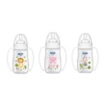 WEE BABY Classic Plus Шише с широк биберон с дръжки Safari 250 мл - Image 2