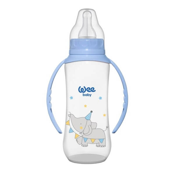 WEE BABY Classic PP Шише за хранене с дръжки 270 мл