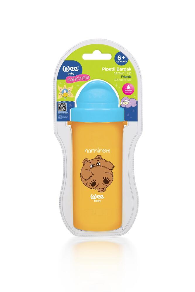 wee-baby-friends-chashka-s-s-slamka-6m-300-ml.jpg Wee Baby Friends Чашка със сламка 6M+ 300 мл