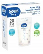 Wee Baby Пликове за съхранение на кърма 200 мл х 20 бр