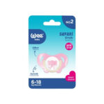Wee Baby Safari Ортодонтична залъгалка 6-18М х 1 брой