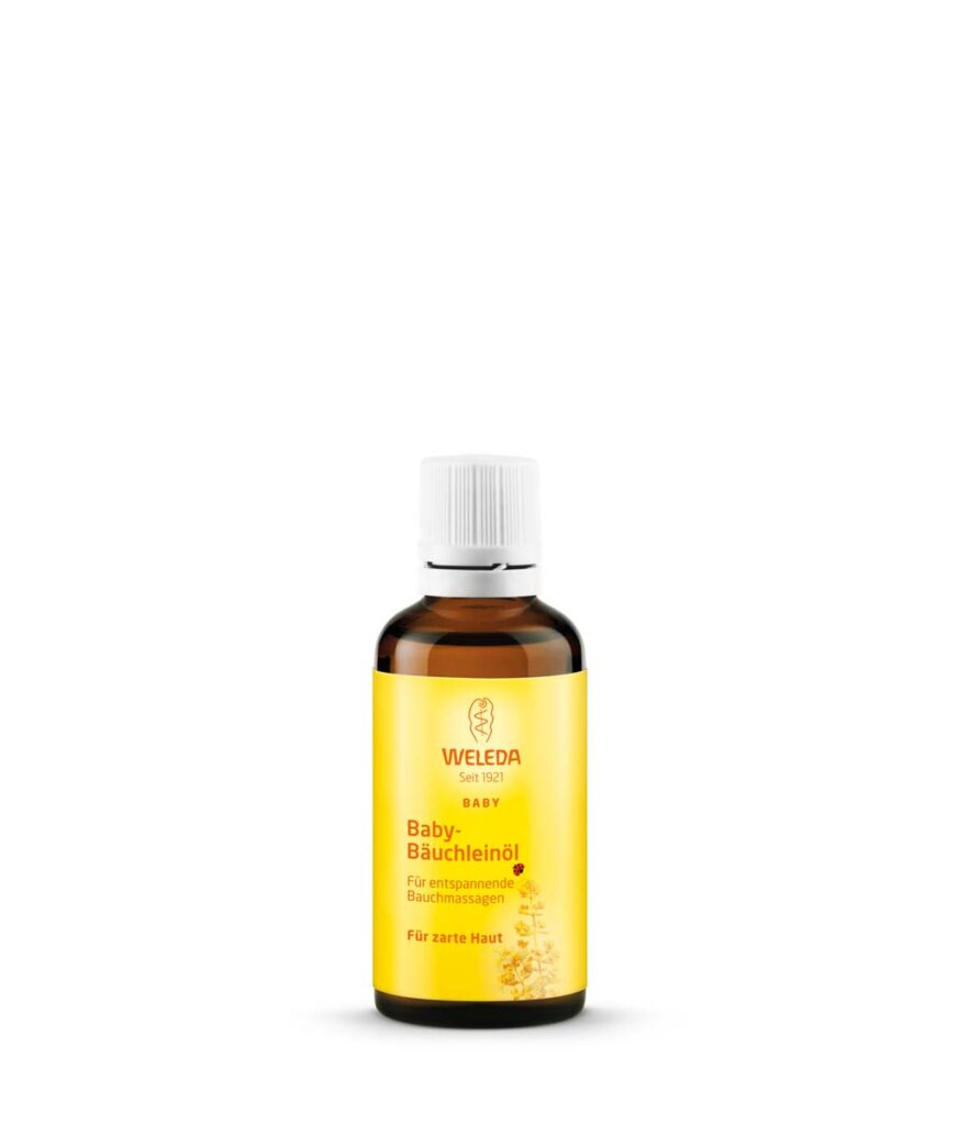 Weleda Baby Масажно олио за коремчето на бебето 50 мл