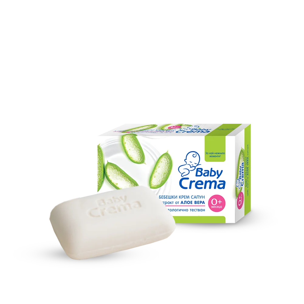 Baby Crema Бебешки крем сапун с алое вера 0М+ 75 г