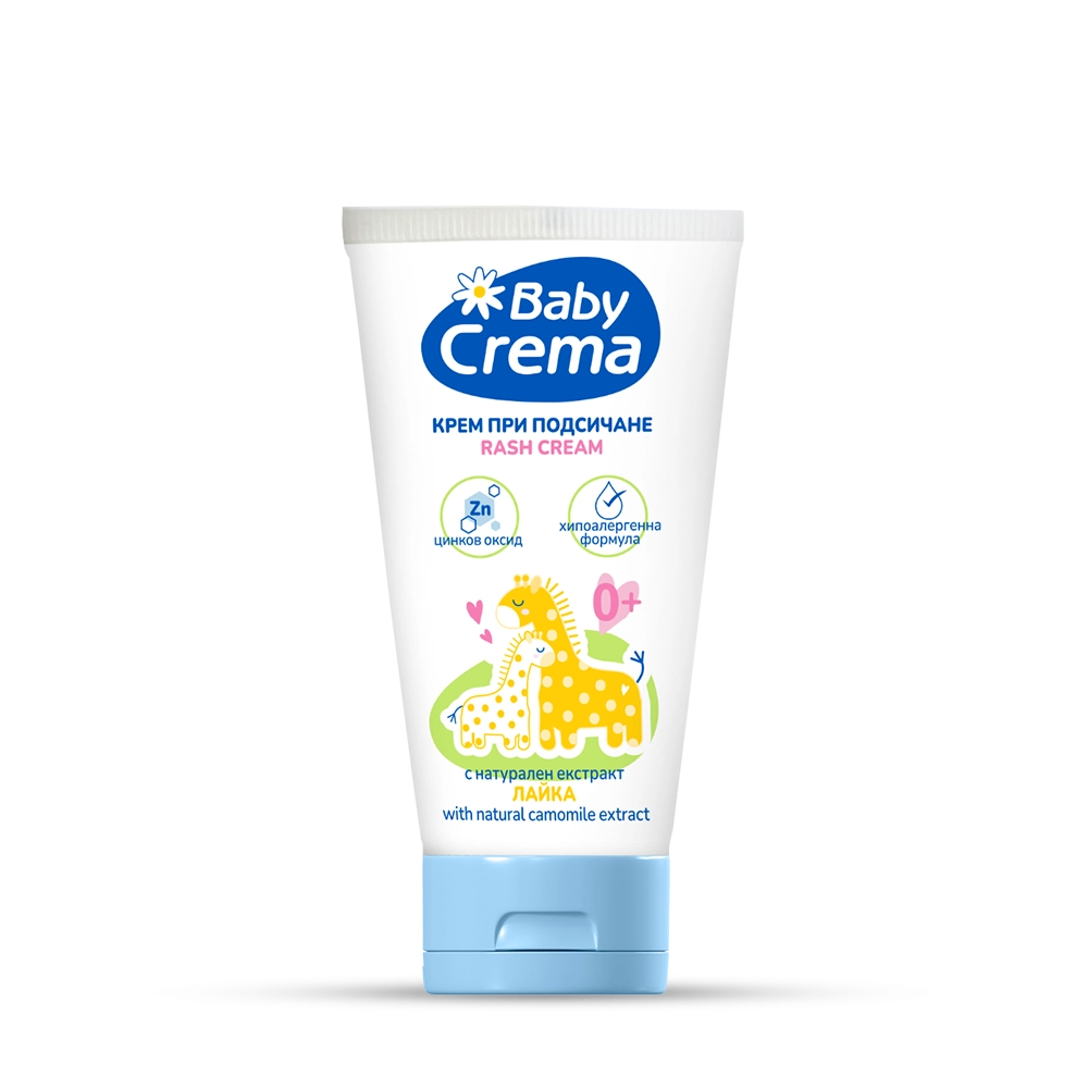 Baby Crema Крем против подсичане с лайка и цинков оксид 0М+ 50 мл Baby Crema Крем против подсичане с лайка и цинков оксид 0М+ 50 мл