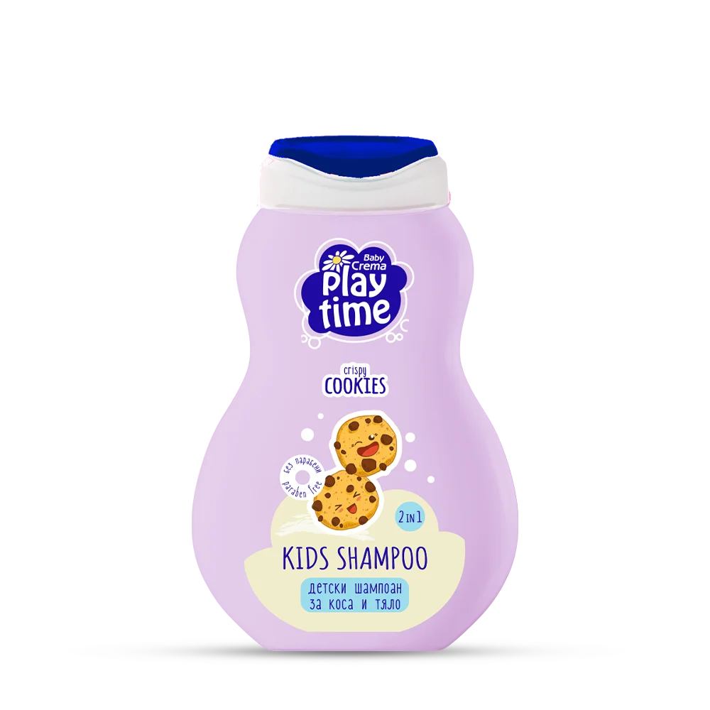 Baby Crema Play Time Детски шампоан 2 в 1 Crispy Cookies 250 мл